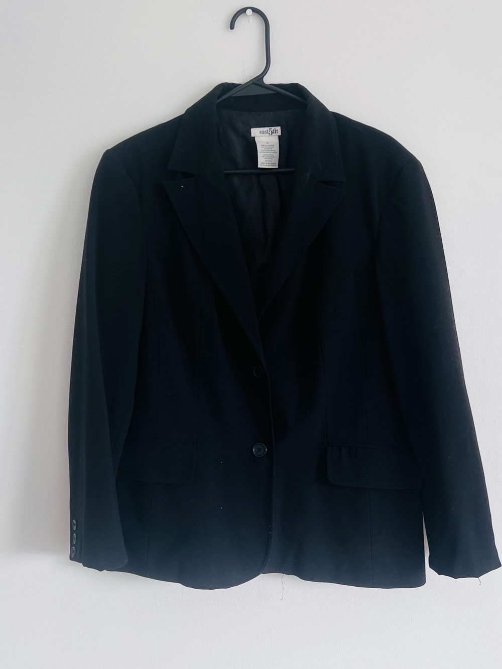 East 5th Women's Black Blazer Jacket